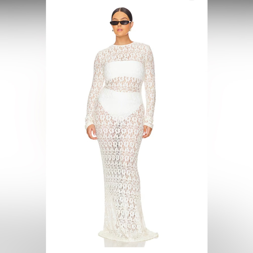 L'Academie Kayden Lace Maxi Dress